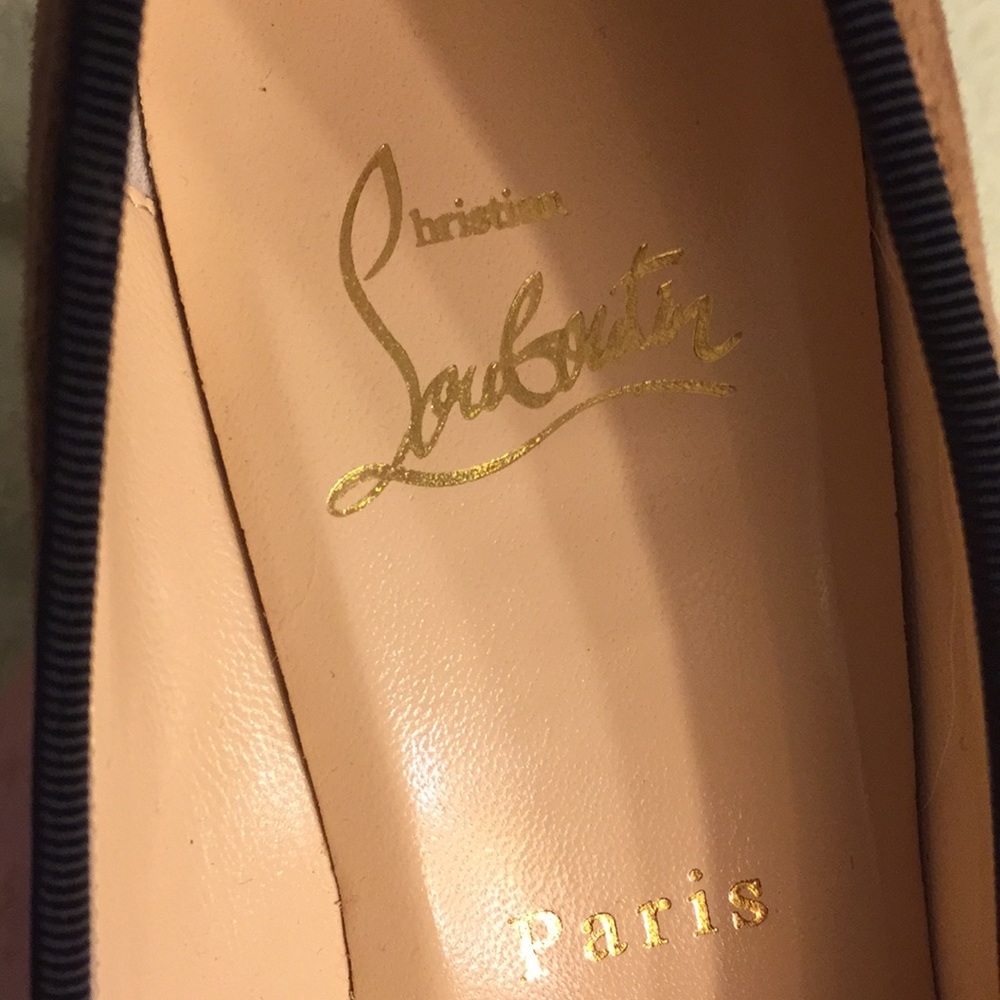 Christian Louboutin Suede Kitten Heels - NWOT - Picture 6 of 7